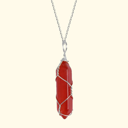 ® Carnelian Pendant Necklace