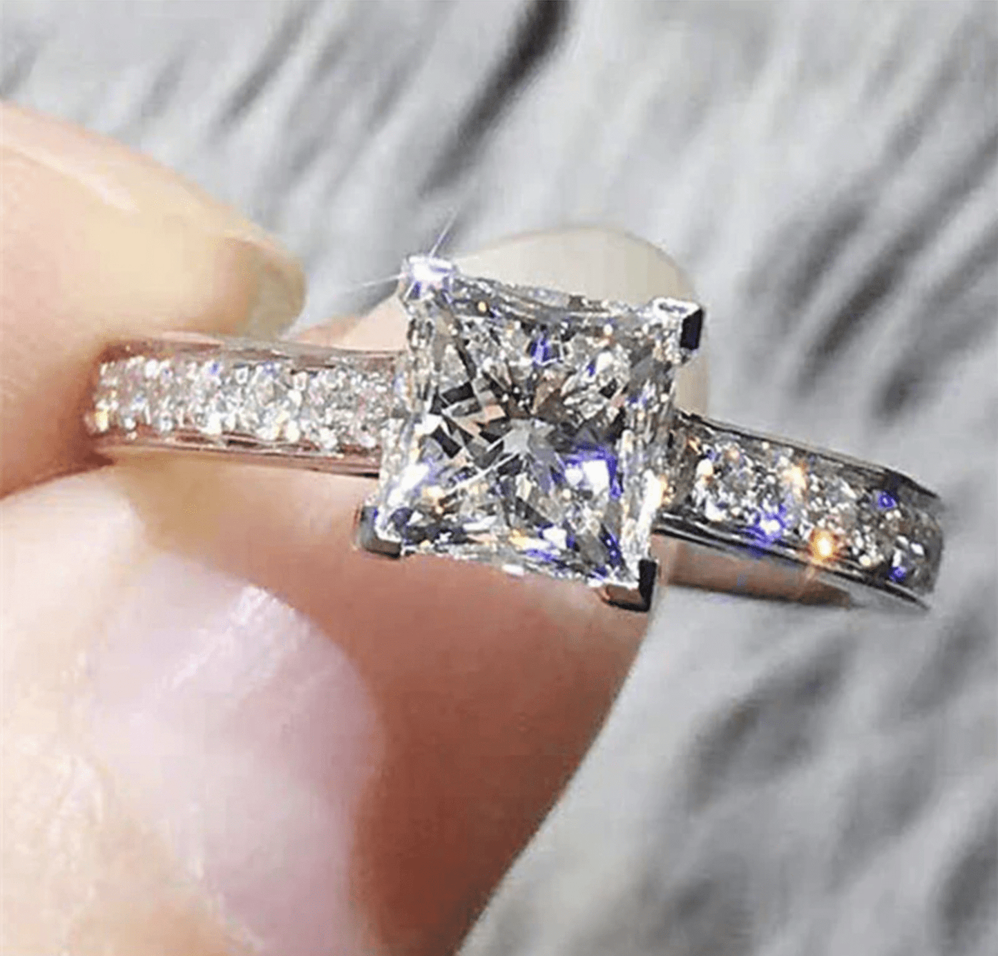 The Penelope Princess Cut Ring