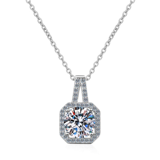 The Olivia Cushion Cut Necklace