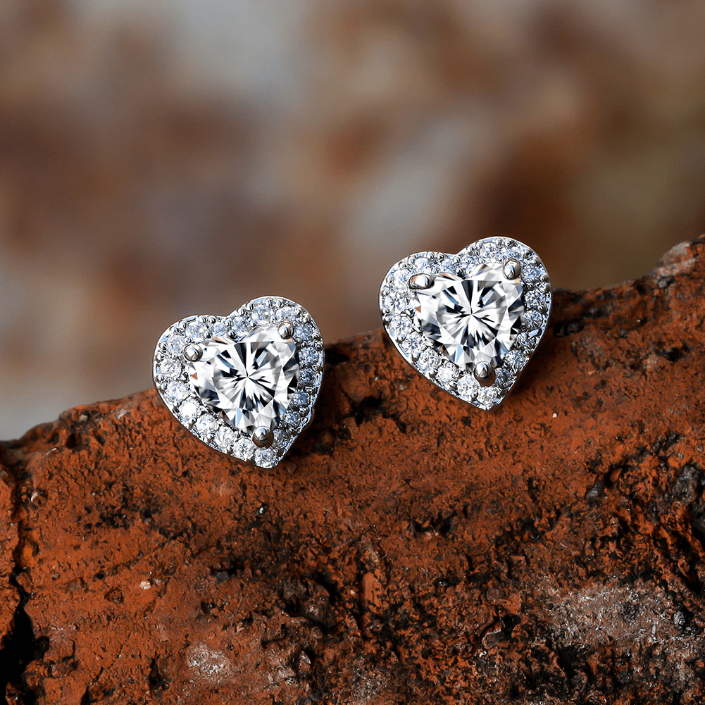 The Evelyn Heart Earrings