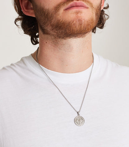 COMPASS PENDANT [SILVER]