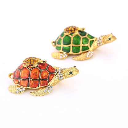 Painted turtle ornaments