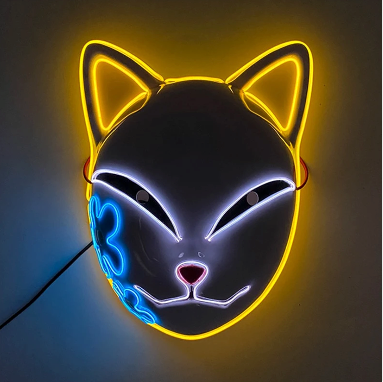 Demon Slayer Led Fox Mask