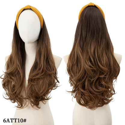 Long Wavy Headband Wig