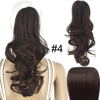 Wavy Claw Clip in Ponytail Hair Extensions