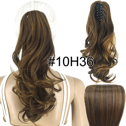 Wavy Claw Clip in Ponytail Hair Extensions