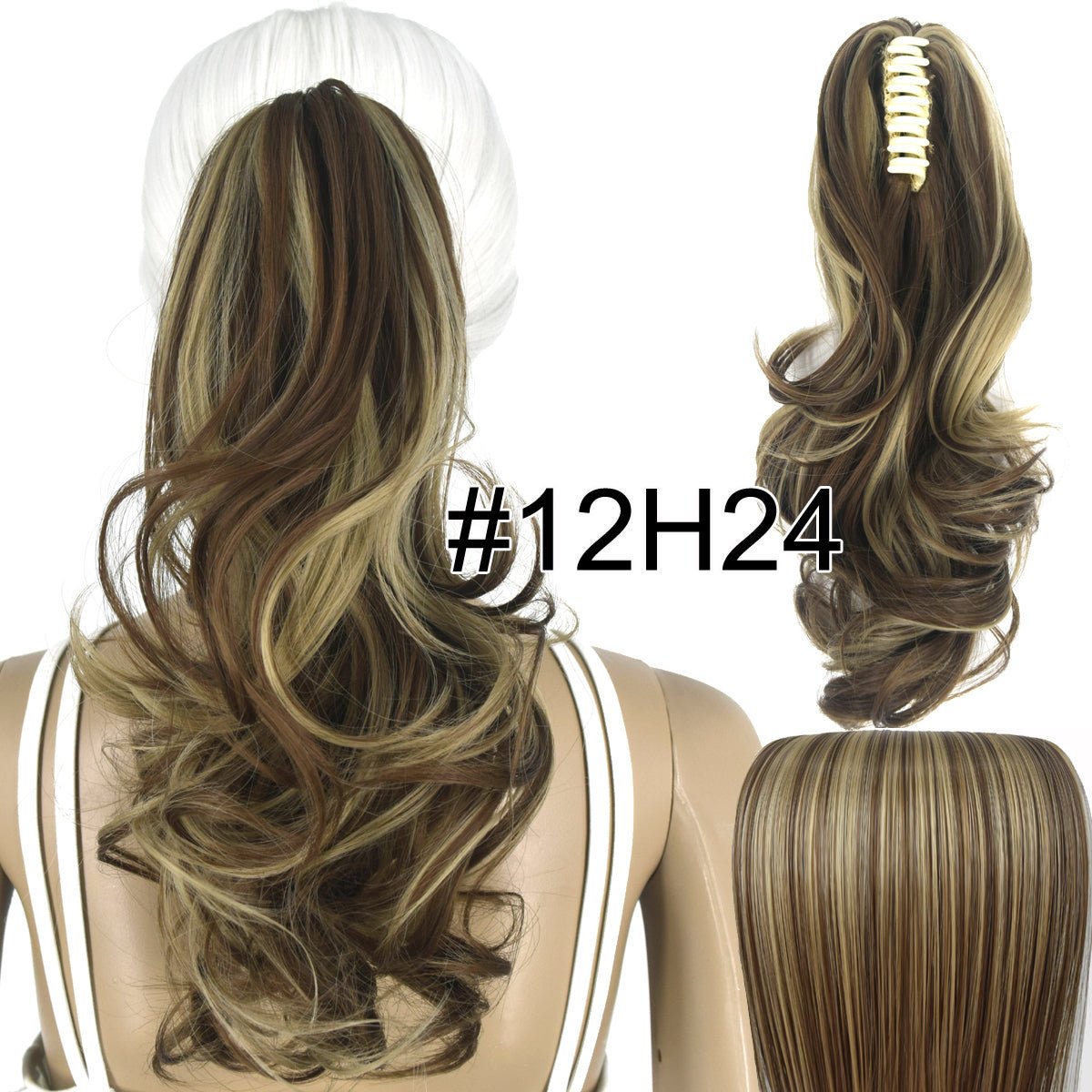 Wavy Claw Clip in Ponytail Hair Extensions